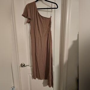 Casual Taupe Dress